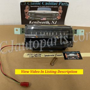 OEM 1977 1978 1979 Cadillac Deville Fleetwood Brougham DASH INSTRUMENT CLUSTER SPEEDOMETER WITH CIRCUIT BOARD #25020832